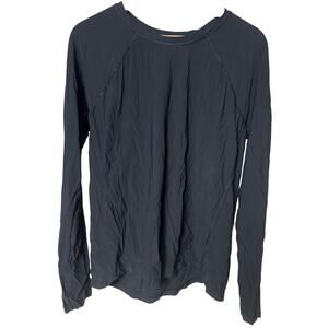 Athleta Momentum Top Black Long Sleeve Size Small